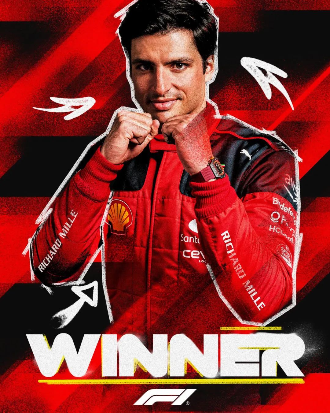 红牛二队险胜梅赛德斯，塞恩斯惊艳四座